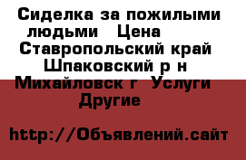 Сиделка за пожилыми людьми › Цена ­ 800 - Ставропольский край, Шпаковский р-н, Михайловск г. Услуги » Другие   